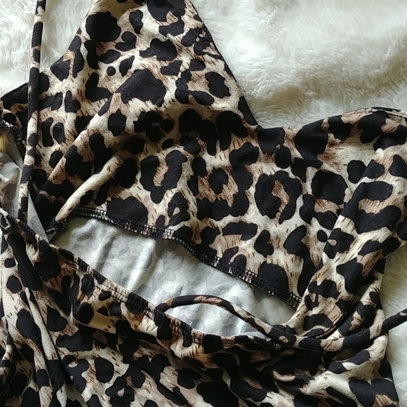 Daisy leopard thong bodysuit Size M - Picture 5 of 5